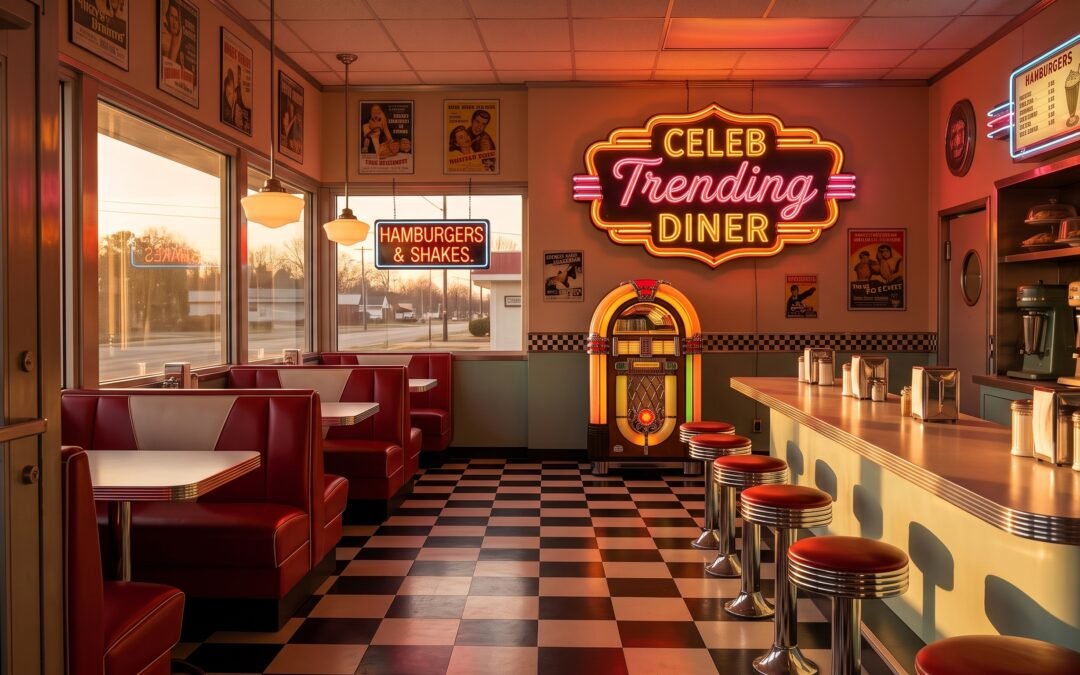 Henry Winkler Happy Days diner scene throwback